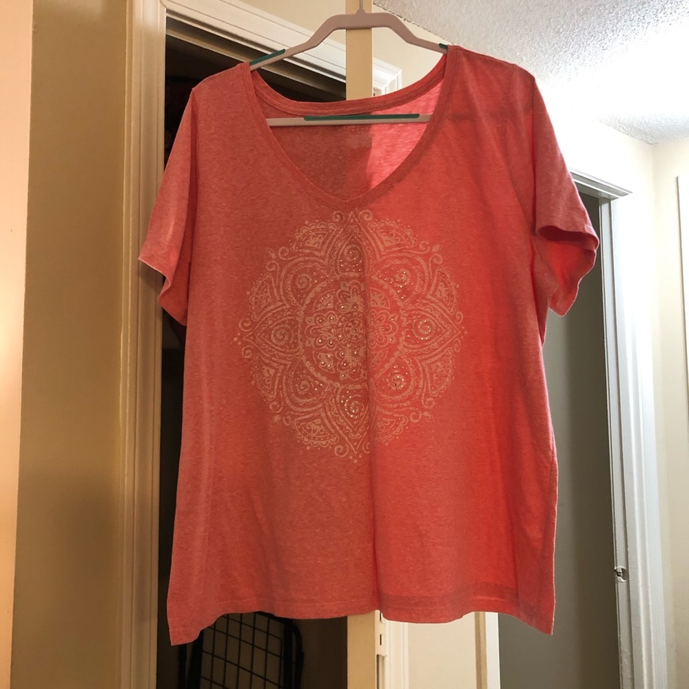 Lane Bryant Coral T-Shirt